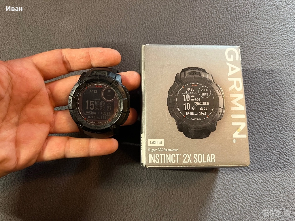Garmin Instinct 2x tactical solar , снимка 1