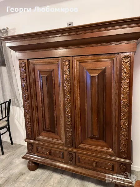 Гардероб от масив, снимка 1