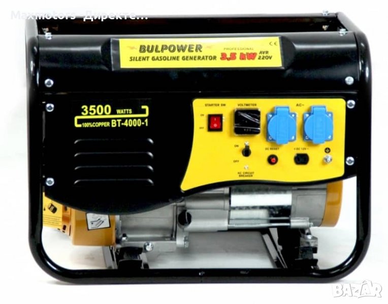 3,5 KW ГЕНЕРАТОР ЗА ТОК BP BULPOWER БЕНЗИНОВ МОНОФАЗЕН, снимка 1