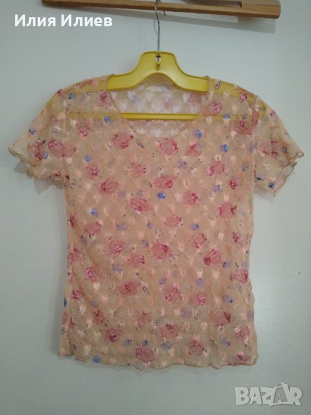 Ефирна, прозрачна блуза, размер S, снимка 1