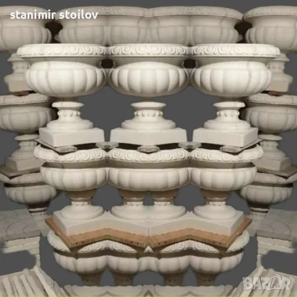 бетонни саксии, снимка 1