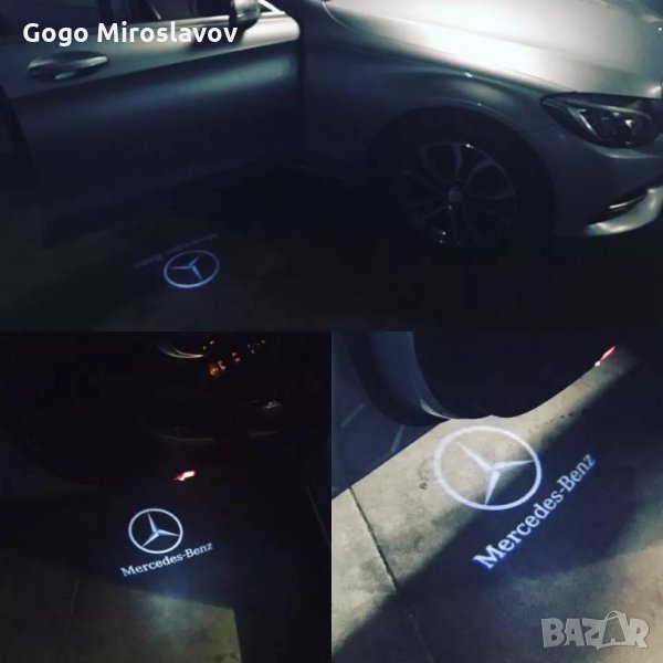 3D Led Mercedes-Benz Лого за директно вграждане, снимка 1