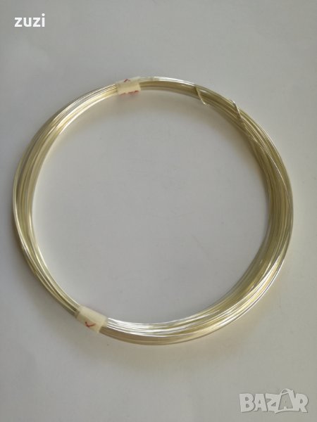 Сребърна тел  ф 0,70 мм - 999 сребро, снимка 1