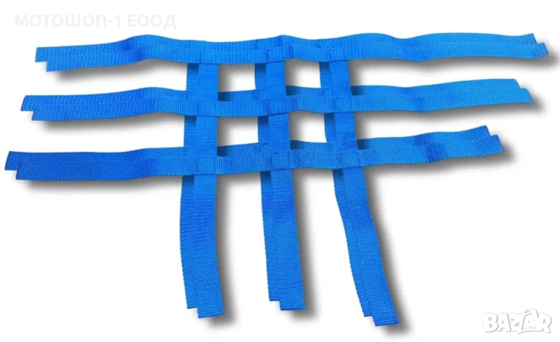 СИНИ Мрежи за крака за Нърф Барове Степенки XRW Yamaha Raptor YFZ450, снимка 1