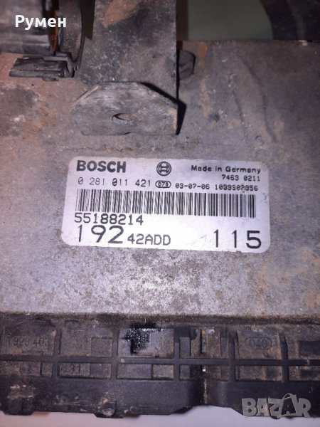 Компютър двигател Fiat Stilo 0281011421 0 281 011 421 55188214 , снимка 1