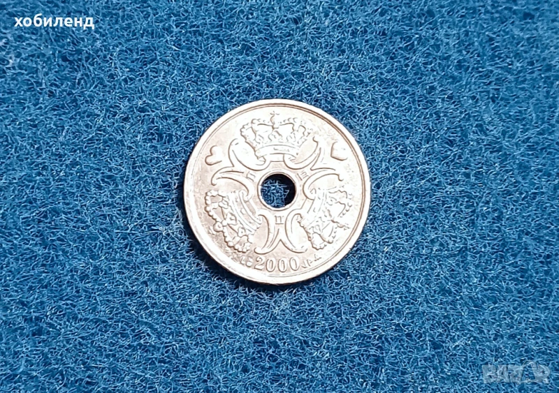 2 крони Дания 2000 нециркулирали , снимка 1