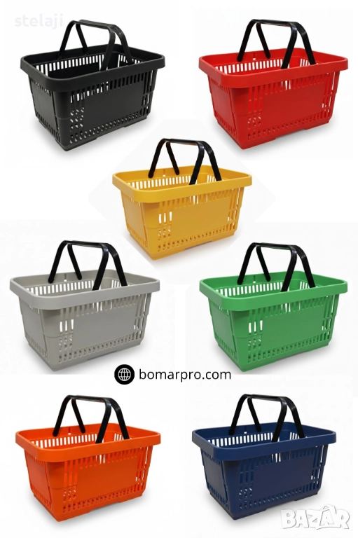 Пластмасови кошници 22 литра, снимка 1