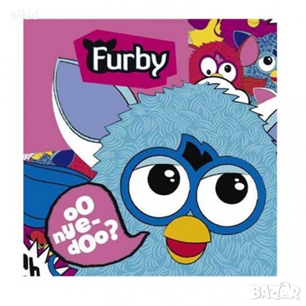 Фърби Furby 10 бр парти салфетки рожден ден, снимка 1