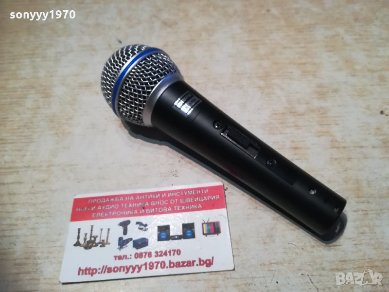 shure beta sm58s-profi mic-внос швеицария 2603212040, снимка 1