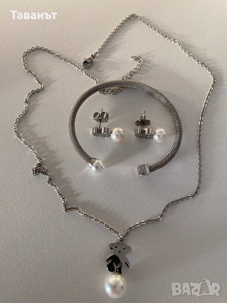 Колие и обеци Tous, снимка 1