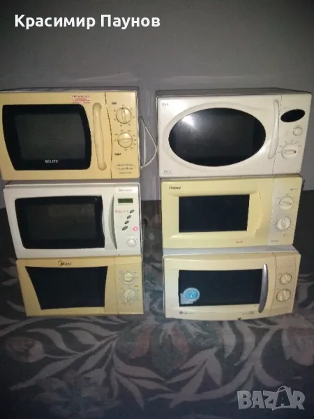 Микровълнови печки за части . Цената от  70 лв.е за всички, снимка 1