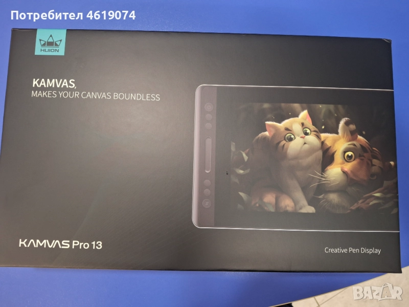 Продавам Графичен Таблет HUION Pro 13 USB-C, снимка 1