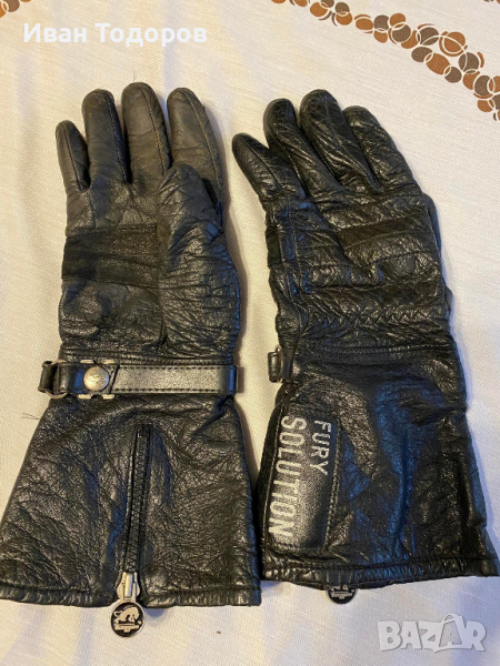 Дълги кожени ракавици от естествена кожа., снимка 1