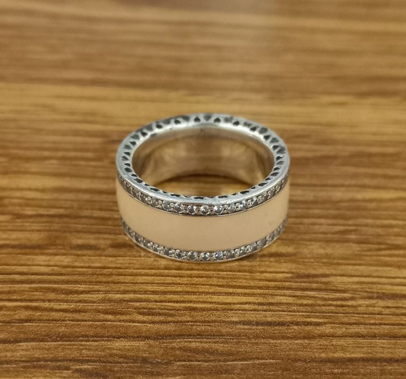 Сребърен пръстен тип халка в Пръстени в гр. Пазарджик - ID35514331 —  Bazar.bg