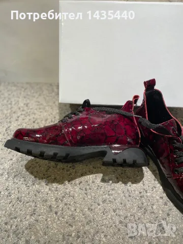 Обувки в цвят бордо, снимка 3 - Дамски ежедневни обувки - 49833252