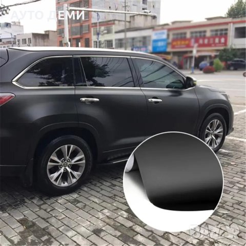 Черен мат стикер фолио за автомобил кола мотор джип ван бус велосипед , снимка 7 - Аксесоари и консумативи - 43021584