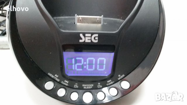 Радиочасовник SEG CR 116I, снимка 2 - Радиокасетофони, транзистори - 27218574