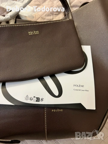 Дамска чанта, модел на Polene, снимка 5 - Чанти - 53582041