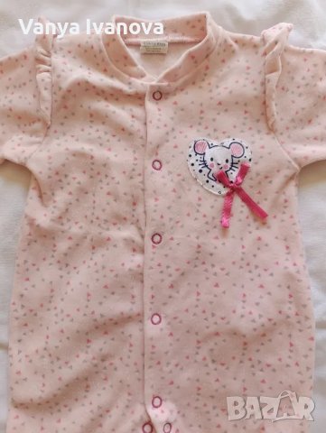 4 плюшени ромпъра HM ,Primigino, снимка 5 - Бебешки пижами - 48843764