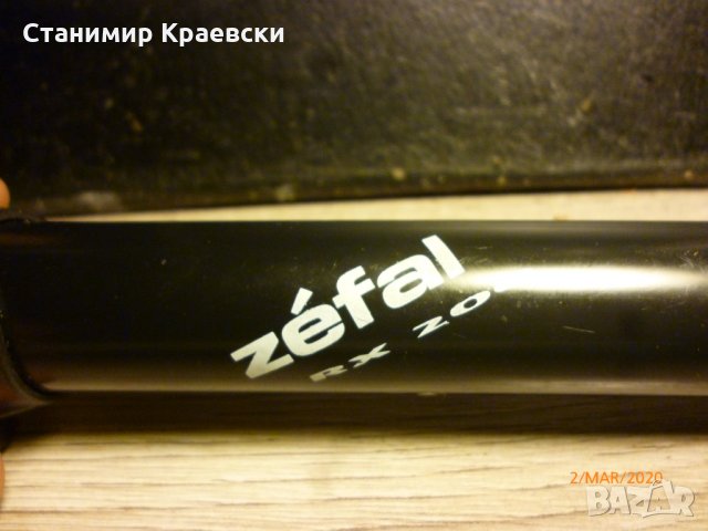 ZEFAL RX200 MINI PUMP 225mm long, снимка 2 - Аксесоари за велосипеди - 28269959