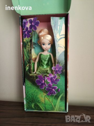 Оригинална кукла Тинкърбел Камбанка Питър пан Дисни Стор Disney store , снимка 6 - Кукли - 29652271