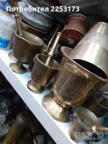 Четири месингови малки хавана с чукала, снимка 5 - Декорация за дома - 33387820