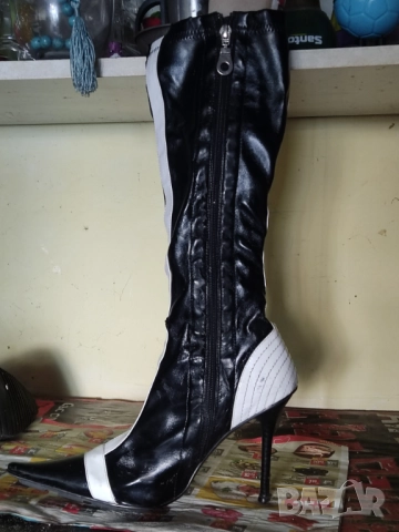 Дамски ботуши Дамски ботуши на висок ток Дамски ботуши естествена кожа
