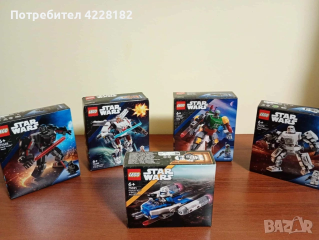 Lego Star Wars Mech и Microfighter, снимка 2 - Конструктори - 53297980