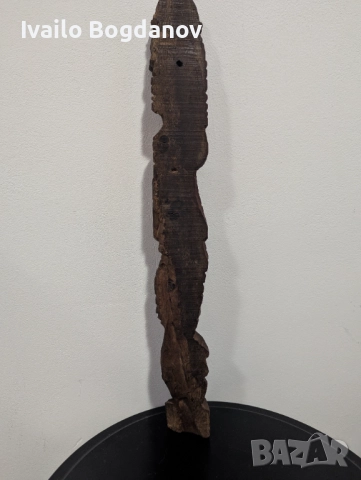 Дървен тотем на божество, снимка 2 - Антикварни и старинни предмети - 52503793