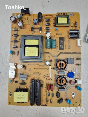 TOSHIBA 65UV2363DG MAIN 17MB180V POWER 17IPS72 TCON PT650GT01-1-C-3 PANEL VES650QNFH-N1-Z01, снимка 6 - Части и Платки - 53249069