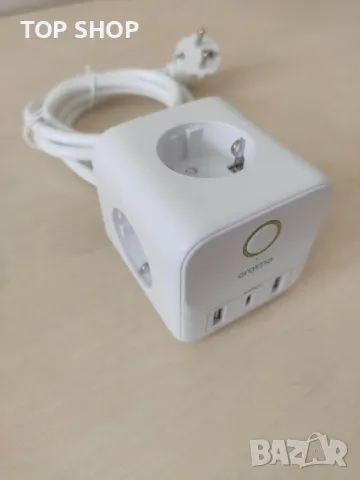 ORAIMO 6-в-1 Смарт многопортов захранващ куб/20W бързо зареждане/1,5 м кабел EU, снимка 6 - Оригинални зарядни - 49308632