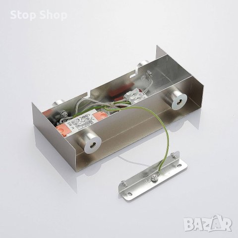 Lindby LED стенна лампа, вътрешна стенна лампа „Manon“ (модерна) от алуминиев алуминий за всекидневн, снимка 4 - Лампи за стена - 43940313