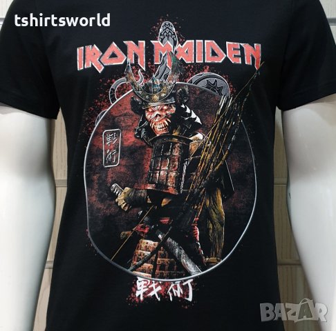 Нова мъжка тениска на музикалната група IRON MAIDEN - Senjutsu Samurai Eddie Snake Death, снимка 5 - Тениски - 37106898