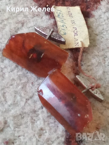 Ръкавели кехлибарени 53428, снимка 9 - Антикварни и старинни предмети - 53530746