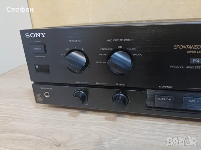 стерео усилвател SONY F417R, снимка 2 - Ресийвъри, усилватели, смесителни пултове - 47422909