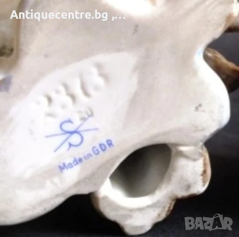 Колекционерска,Порцеланова статутка- Scheibe Alsbach, Германия.   , снимка 4 - Статуетки - 51288428