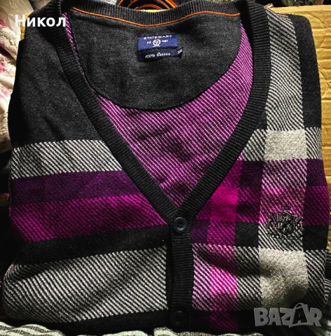 Карирана жилетка State of Art 