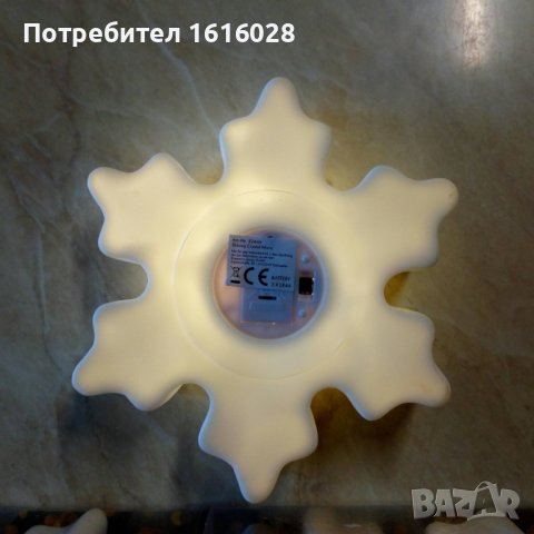 Коледна LED светеща снежинка., снимка 5 - Декорация за дома - 38500799