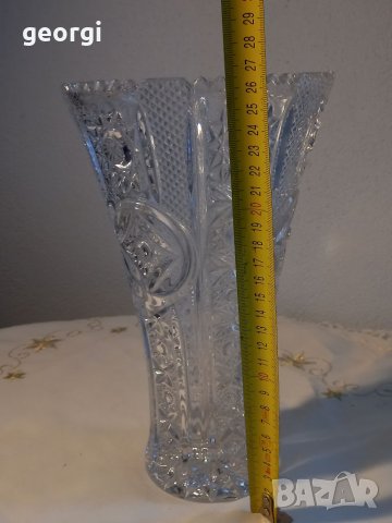 Кристална ваза, снимка 5 - Вази - 35513067