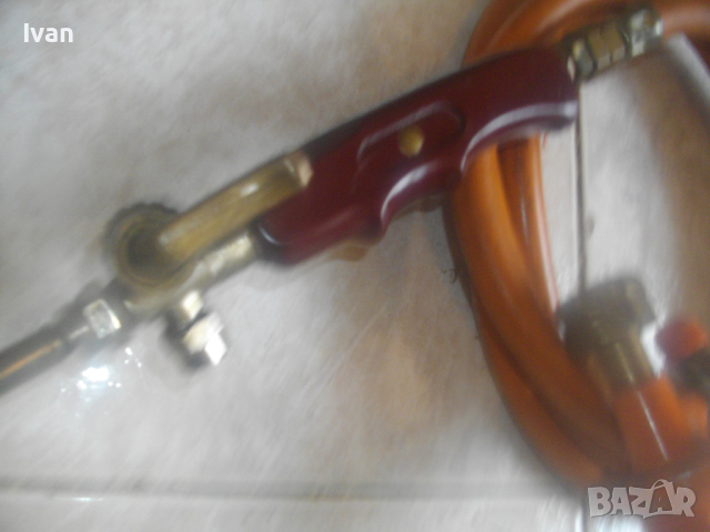 Газова Горелка 510мм С Маркуч/Вентил За Ремонтни Дейности/Хидроизолации/Покриви-Старо Качество-EXACT, снимка 3 - Други инструменти - 44921701