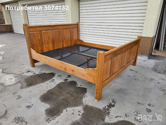 Масивна дъбова спалня в стил Рустик, снимка 2 - Спални и легла - 53308002