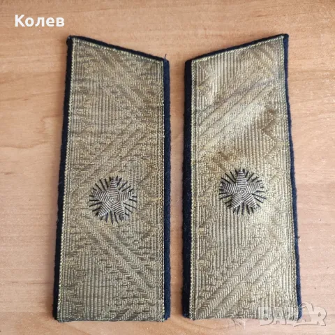 Парадни пагони на контраадмирал -социалистически, снимка 3 - Антикварни и старинни предмети - 50138334