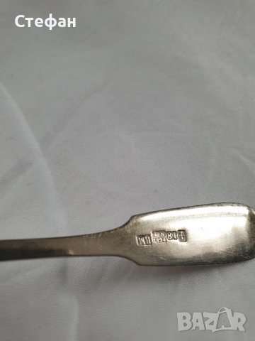 Сребърна лъжичка Царска Русия 1894 година, снимка 4 - Антикварни и старинни предмети - 43732424