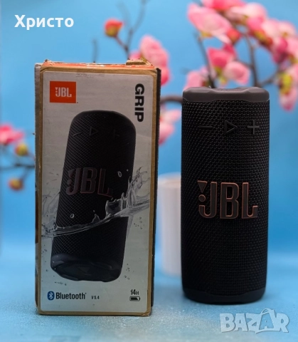 Преносима тонколона JBL Grip, Bluetooth, Pro Sound, Auracast, Автономност 14 часа