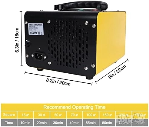 Индустриален генератор за озон JOBYNA 28000 mg/h, озонатор за въздух и вода , снимка 9 - Други машини и части - 52589802