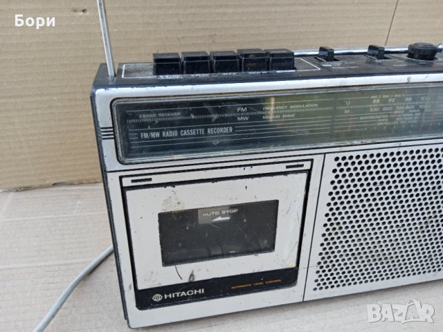 HITACHI касетофон, снимка 3 - Радиокасетофони, транзистори - 35483160