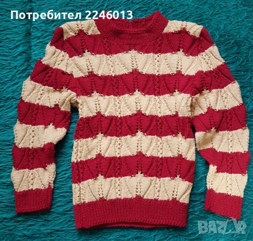 Плетен пуловер