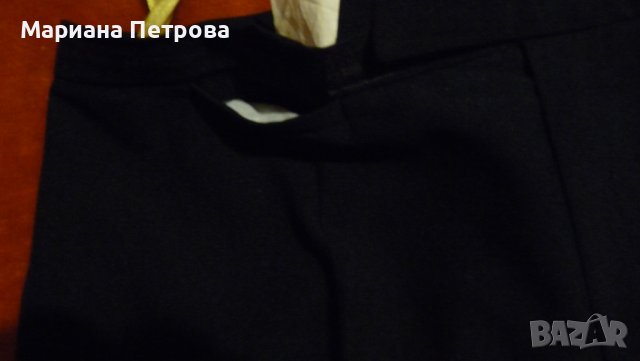 Черен дамски панталон на фирма Адлер - 7 8, снимка 3 - Панталони - 43135479