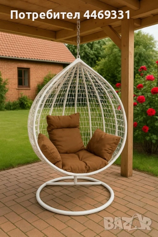 Градинска висяща люлка тип гнездо,яйце–Промоция! 