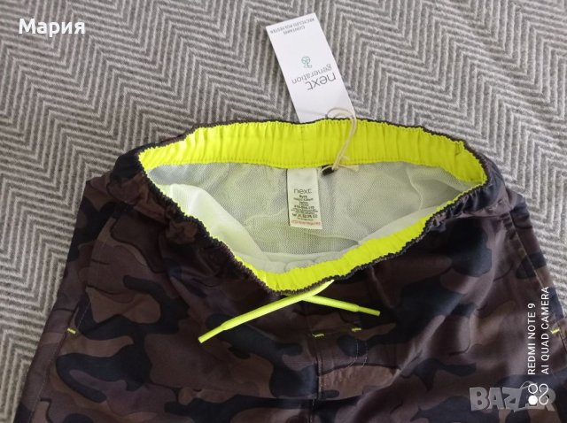 Next camo плувни шорти ръст 134см, снимка 3 - Детско бельо и бански  - 40686190
